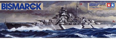 Tamiya Modelbouwpakket Schepen - 78013 WWII German Battleship Bismarck Plastic - 1:350 - Modelbouw