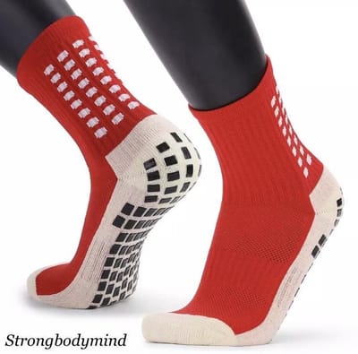 Finnacle - Gripsokken - Anti-slip - Rood - Sport - Ondersteunend - Maat 39/45