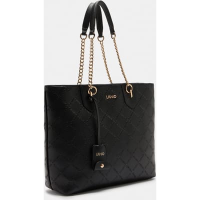 Liu Jo Adonide Shopping Bag Dames Shopper - Zwart - PU - One Size