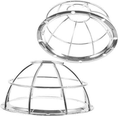 Detector Beschermers - Sensorhoezen - Brandbeveiliging - Roestvrij Staal - 13 cm - Zilver