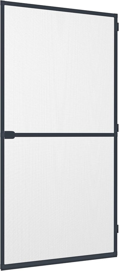 Insect Screen Deur Vliegengaas - Aluminium Frame - Insectenbescherming - Antraciet