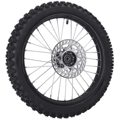 17 Inch Voorwielmontage 70 100 17 2.75 17 Band Binnenband 15mm Velg As met Remklauw voor Pit Dirt Bike