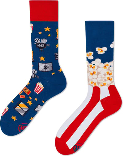 Many Mornings unisex sokken - Movie Maniac - Unisex - Maat: 35 - 38