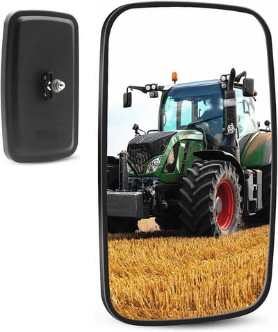 Vierkante HD Breedhoek Achteruitkijkspiegel voor Vorkheftruck en Trailer - Convex Spiegel, 23.5 cm x 13.5 cm, Veiligheid, Helder Zicht, 1 Stuk