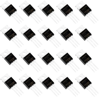 N-kanaals Transistor - MOSFET Transistor - Schakelen - Snel schakelen - 20 stuks - Zwart