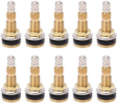 Allecto - Tubeless Ventiel - 10 Stuks - Messing Kwaliteit - Tr618a
