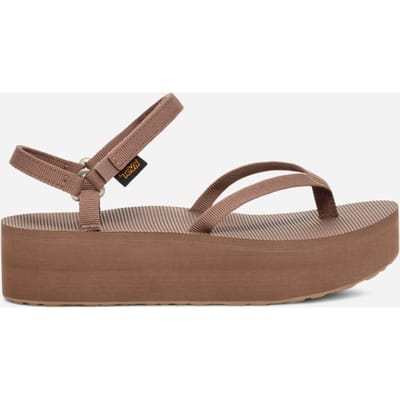 Teva Flatform Slim Sandalen in Caribou voor Dames, Maat 37