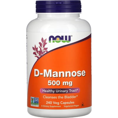 Now Foods - D-MANNOSE 500MG. 240 CAPS