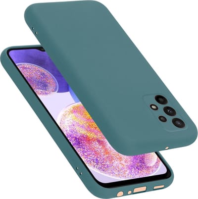 Cadorabo Hoesje geschikt voor Samsung Galaxy A23 4G / 5G in LIQUID GROEN - Beschermhoes gemaakt van flexibel TPU silicone Case Cover