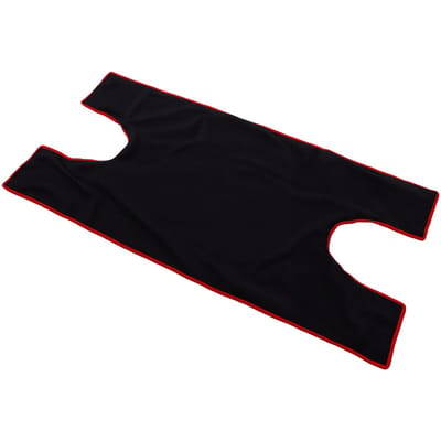 Tapis de serviette anti-transpiration pour vélo d'appartement Compatible avec le vélo Peloton Tapis serviette super absorbant lavable red
