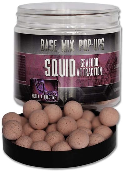 Carp Whisperer - Squid Basismix Pop-up - Diameter: 12mm - Drijvende boilies