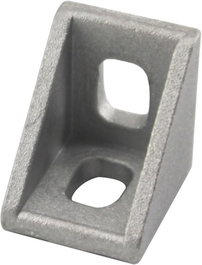 50 Stuks Hoekbeugels en Connectoren voor Aluminium Profiel - T-Slot & L-Beugel Set
