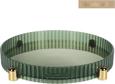 Roterende make-up organizer met 5 compartimenten - 360° draaibaar en antislip - Perfect voor badkamer en slaapkamer