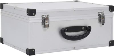 Robuuste CD Opbergkoffer met Aluminium Afwerking en Slot