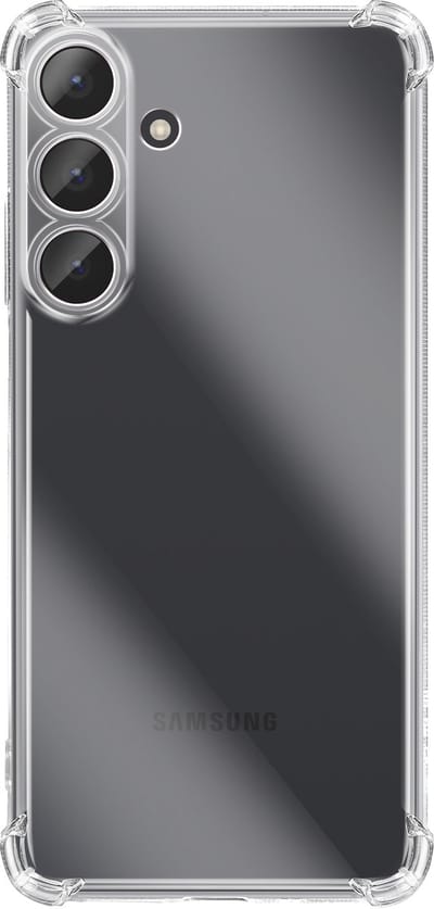 Mayaxess, Hoesje Geschikt voor Samsung Galaxy S25 FE van Siliconen met Versterkte Schokbestendige Hoeken, Transparant