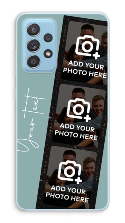 Gepersonaliseerd - Case Company® - Hoesje geschikt voor Samsung Galaxy A73 hoesje - Filmrol N°1 - Soft Cover Telefoonhoesje - Bescherming aan alle Kanten en Schermrand