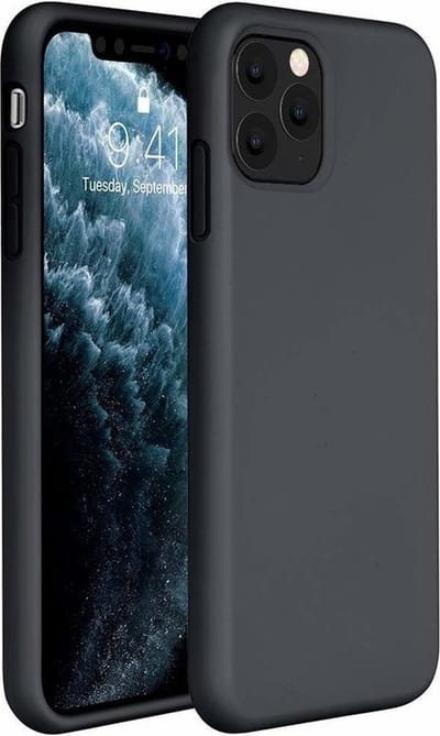 ShieldCase Hoesje geschikt voor Apple iPhone 12 Pro Max silicone case - 6.7 inch - zwart - Lichtgewicht Siliconen Case - Stijlvol en Duurzaam Hoesje - Hoogwaardig materiaal