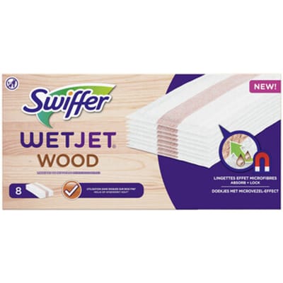 Schoenonderhoud Swiffer Navullingen voor Microvezel Doekjes Wet Jet Wood