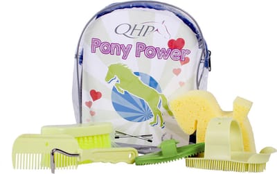 QHP - Pony power Poetsrugzak - Lime