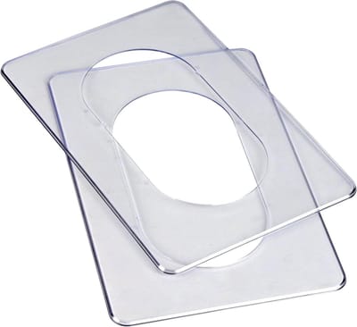 Behangfolie Set - Muur Bescherming - Muren Schoon Houden - Voor Dubbele Schakelaars - 2 Stuks - Transparant