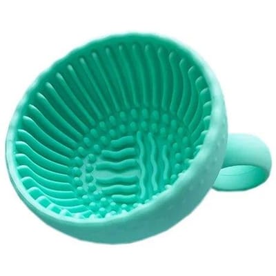 Make-upborstelreiniger Opvouwbare poederdons Reinigingskom Cosmetische oogschaduwborstel Schone mat Reinigingsgereedschap Siliconen scrubberbox