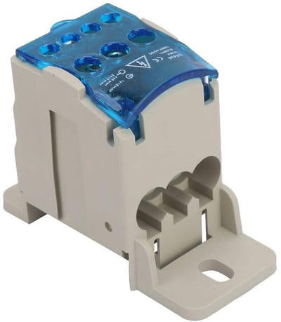 SPHProducts - Verdeeldoos - UKK-80A voor DIN Rail - Universele Voedingsverdeler - Ideaal voor Elektriciteitsnetwerken - Gemakkelijk te Installeren - Ge...