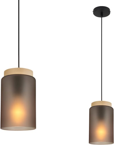 Toolight App1810-1Cp Hanglamp - Grijs - 16,5X11,5X16,5Cm