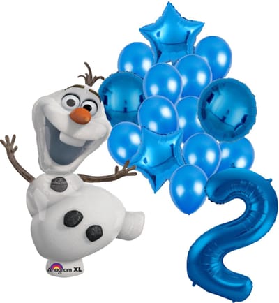 Olaf Frozen ballon set - 58x104cm - Folie Ballon - Olaf - Frozen - Themafeest - 2 jaar - Verjaardag - Ballonnen - Versiering - Helium ballon