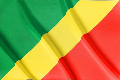 Vlag Congo-Brazzaville | Congolese vlag | Alle Afrikaanse vlaggen | 52 soorten vlaggen | 150x100cm