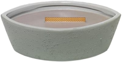 Woodwick - Heartwick Flame Ellipse - Geurkaars - Wood Smoke