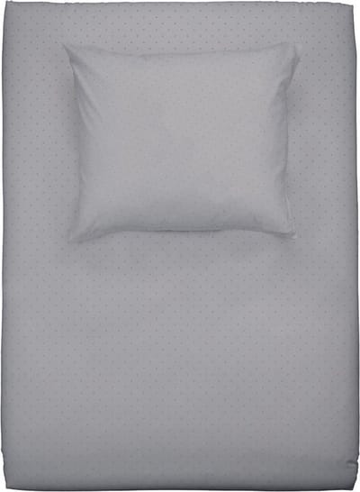 Heckett & Lane Puntini Dekbedovertrek - Eenpersoons - 140x200/220 cm - Glacier Grey