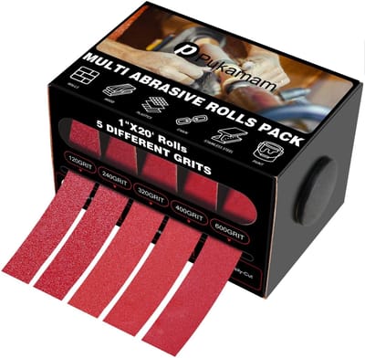 Dailygoods- Schuurpapier Set - 5 Grits - Schuurpapier 125mm - Schuurpapier Fijn - Schuurpapier Driehoek - Geschikt voor Diverse Schuurprojecten - Schuurvel