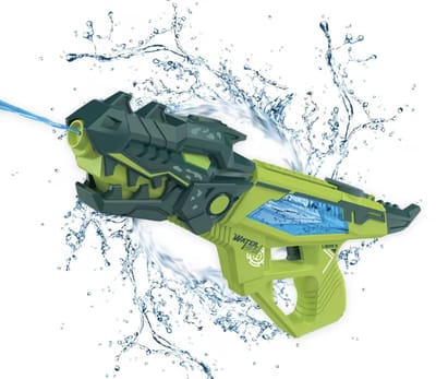 Waterpistool – Automatisch Watergun voor Kinderen – Batterij Aangedreven – Stoer Speelgoed Zomer 2025 – Groot Bereik – Water Dino Blaster