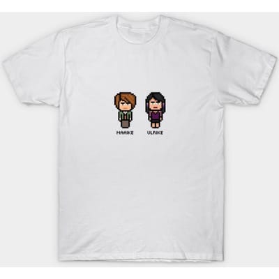 T-shirt Dames The Free Spirits De Sims 4 Harajuku Print Kawaii T-shirt Zomer Korte Mouw Dames T-shirt Top Tee 4XL wit