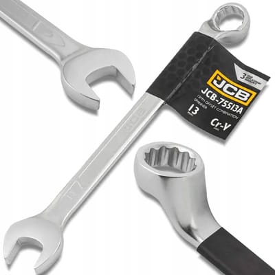 JCB Ringsleutel 13mm 75° Gebogen 12-kant CrV