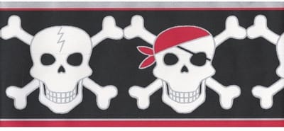 Pirate / Skull Border behangrand AS Creation 6347-19