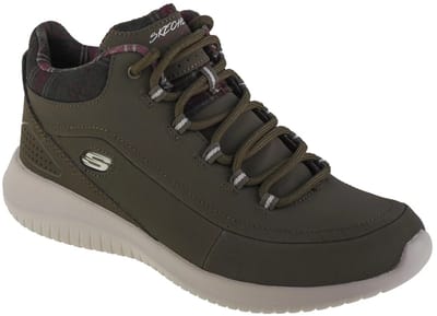 SKECHERS ULTRA FLEX JUST CHILL SKECHERS Dames Sneakers Groen - Model 12918-OLV, Maat 36,5