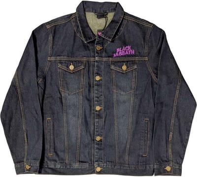 Black Sabbath - Wavy Logo Jacket - S - Blauw