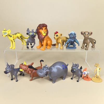 12 Stuks Cartoon De Leeuwenkoning Simba Nala Timon Poppenmodel Figuurtje PVC Actiefiguren Speelgoed Kinderen Cadeaus