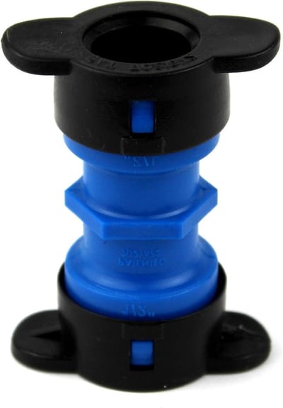 Slangklem - Buisklem - Tuin bewateren - Eenvoudige montage - 1/2 inch - Blauw