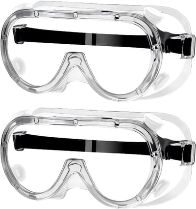 Veiligheidsbril - Beschermbril Werkbril - Oogbescherming - Anti-Condens Anti-Stof - 2 stuks - Transparant