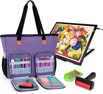 Draagtas voor Diamond Painting Accessoires en A3 Light Pad