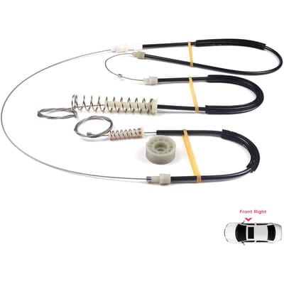 BWR5134 Kit de réparation de lève-vitre Avant Droit pour VW Scirocco MK3 137 138 2008–2017 3 Portes 1K8837462