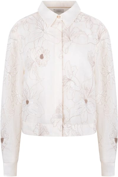 Nukus Nks02167 17 adora blouse embroidery off white