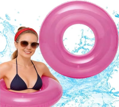 Zwemringen voor Kinderen van 6-12 Jaar - Transparante Rubber Opblaasbare Zwemringen van 76 cm, Perfect voor Zomerzwemmen, Strandplezier en Zwembadfeesten