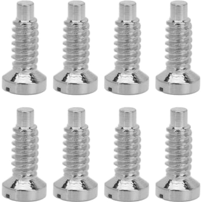 8 stuks Horloge Achterdeksel Schroef Professioneel Roestvrij Staal Horloge Achterkast Sleufschroef Reparatieonderdelen zilver