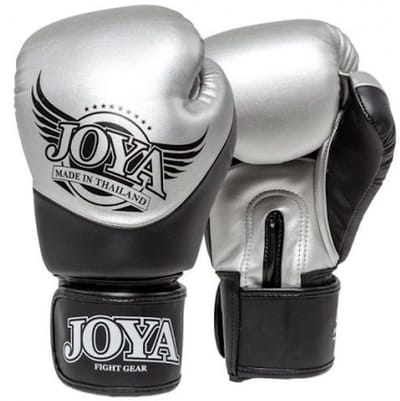 Joya Bokshandschoenen Pro Thai Silver Black van Joya Fightgear - 16 OZ