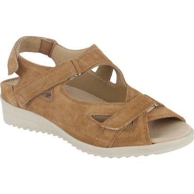 Durea - sandalen - wijdte H - Uitneembaar voetbed - 7419.218.1947 - Cognac - maat 40