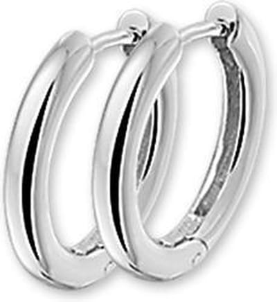 The Jewelry Collection Klapoorringen Bol - Zilver