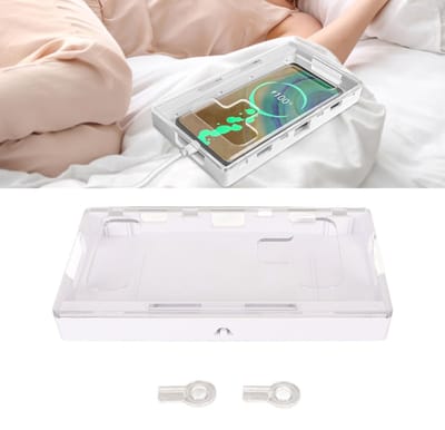 Dailygoods- Timer Box - Draagbaar Ontwerp - Zelfcontrole - Beperk Schermtijd - Voorkom Verslaving - 2 Sleutels - Bevorder Gezond Evenwicht - Telefoonlockbox